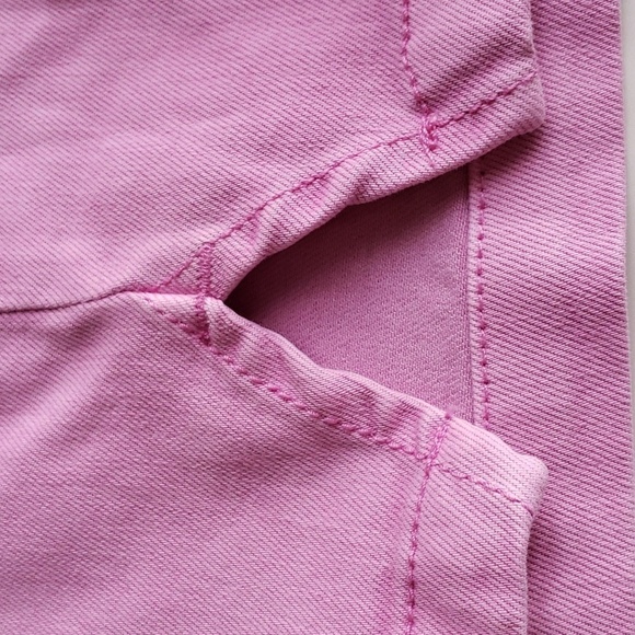 Wild Fable Light Purple Notched Front Seamed Stretch Denim Mini Skirt Size 18 - Picture 10 of 11